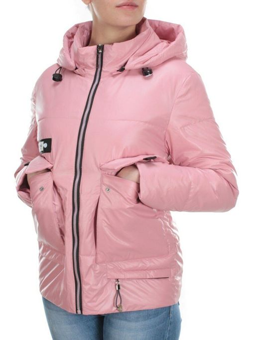 8267 PINK Куртка демисезонная женская BAOFANI (100 гр. синтепон) - Fashion фото 4
