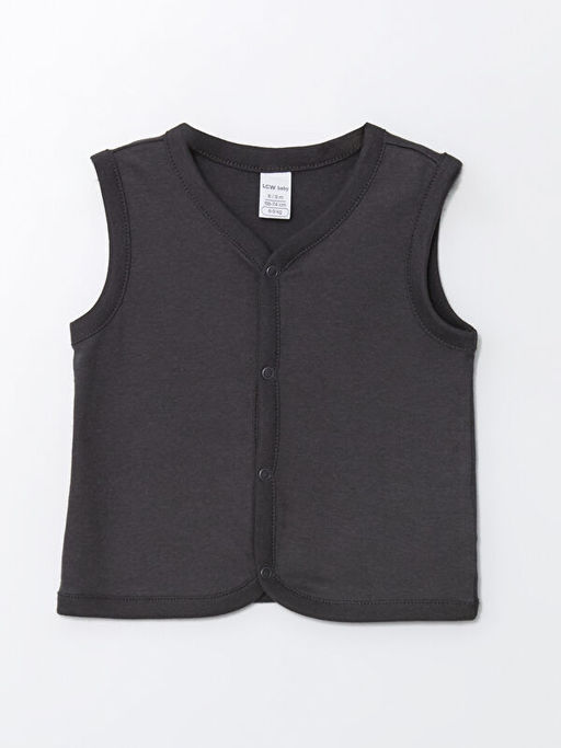 V Yaka Erkek Bebek Yelek 2li - Waikiki фото 2