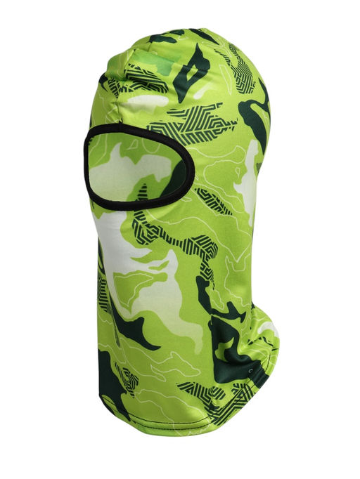 Маска-балаклава Green Spots, размер универсальный, зелёная