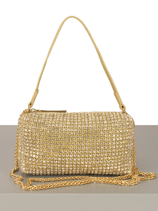 LACCOMA сумка ST016-1-золотой стразы  фото 3