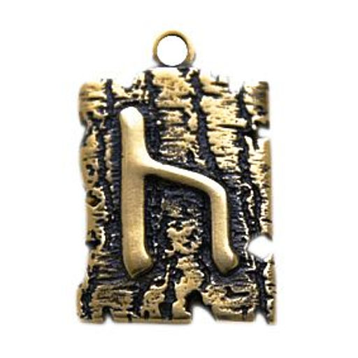 Амулет № 11, Руна Уд, бронза, 19*30мм (СР 011)