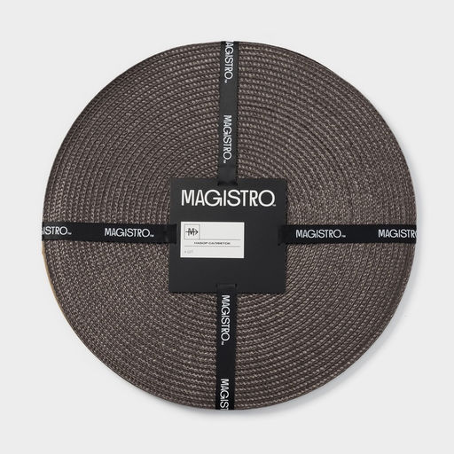 Салфетки сервировочные на стол Magistro Лофт, 4 шт., d=38 см, коричневые  фото 8