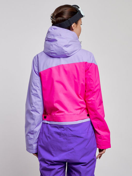 Горнолыжный комбинезон женский зимний фиолетового цвета 2327F - Chunmai фото 11