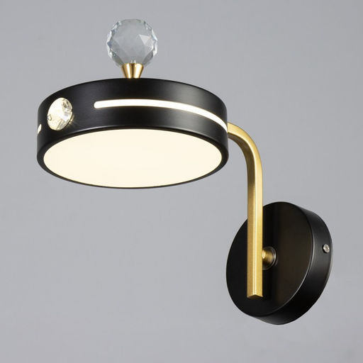 Бра «Антеко» LED 12 Вт 4000К черный 15×26×16 см