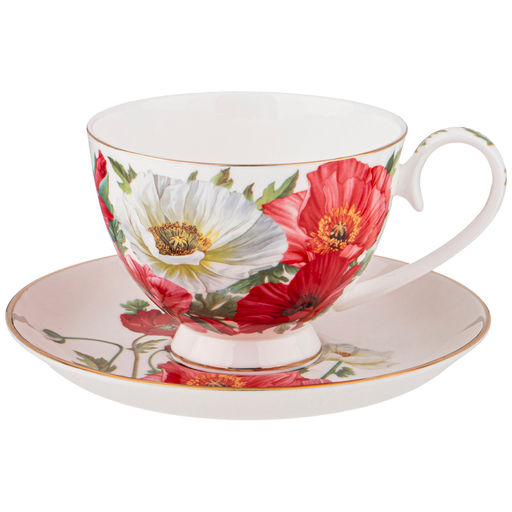 ЧАЙНЫЙ СЕРВИЗ LEFARD МАКИ НА 6 ПЕР. 14 ПР.