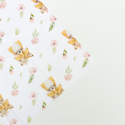 Цена за 10 шт. Бумага упаковочная тишью Лисица и сад, 50 см ? 70 см, 17 грамм