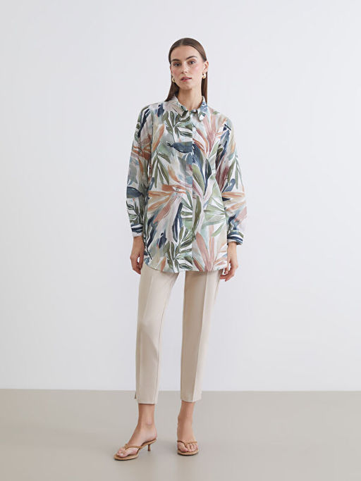 Desenli Kad?n G?mlek Tunik