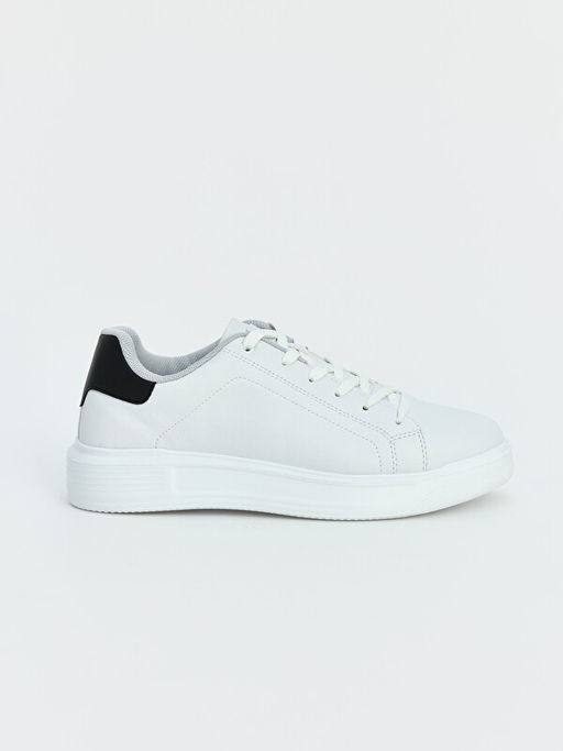 Suni Deri G?r?n?ml? Kal?n Tabanl? Erkek Sneaker - Waikiki фото 2