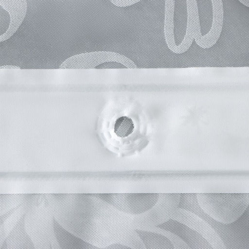 Штора для ванной Доляна «Ажур», 180×180 см, PEVA, белая