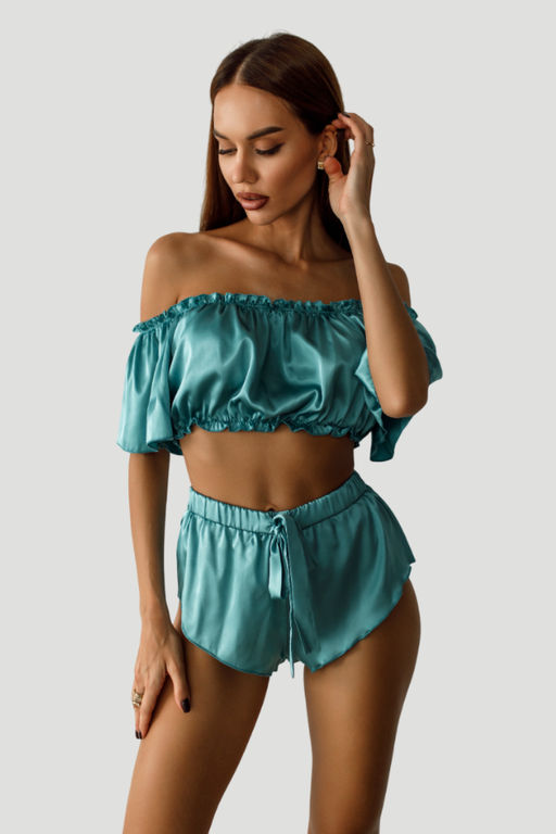 1130 ПИЖАМА ткань с шиммером - Karolina фото 19