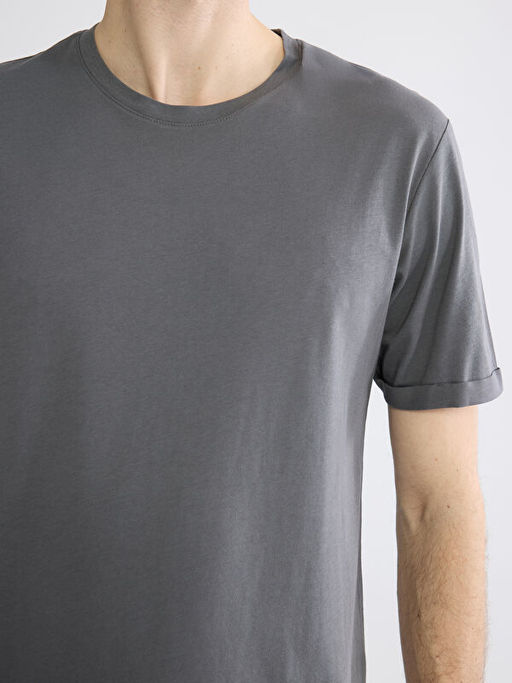 Bisiklet Yaka Erkek Penye Ti??rt