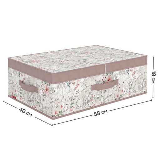 Короб стеллажный с двойной крышкой, 58*40*18 см, Valiant  фото 22