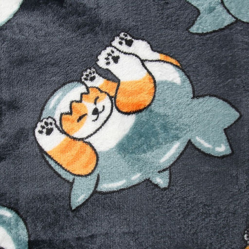 Плед Festeval Catshark 150х200см, синий, микрофибра 190г/м, пэ 100% - Casa conforte фото 2