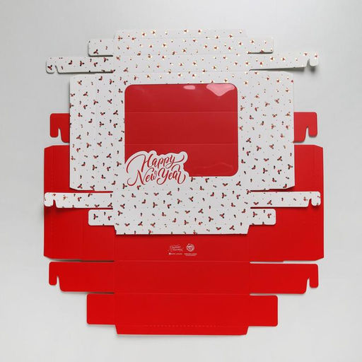 Коробка подарочная Happy New Year, 23.5 20.5 5.5 см - Дарите счастье фото 5