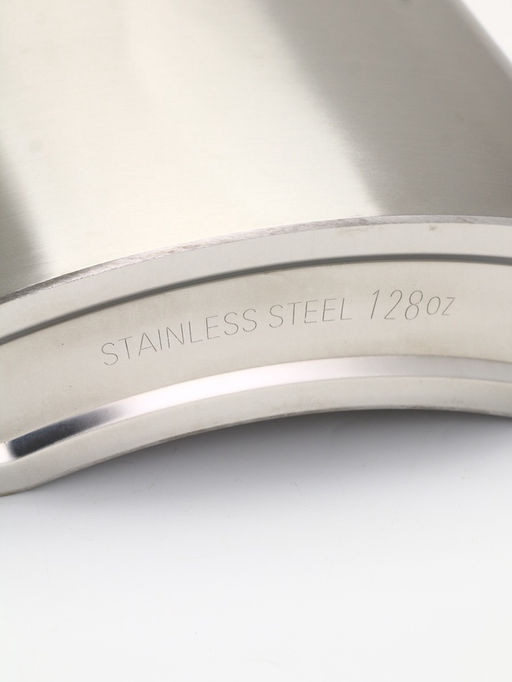 Фляжка для алкоголя СССР, нержавеющая сталь, чехол, 3.8 л