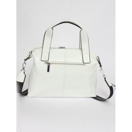 Сумка женская натуральная кожа GU 2033-6603, 1отд+карм/перег, плечевой ремень, белый SALE 253583 - Adelia фото 6