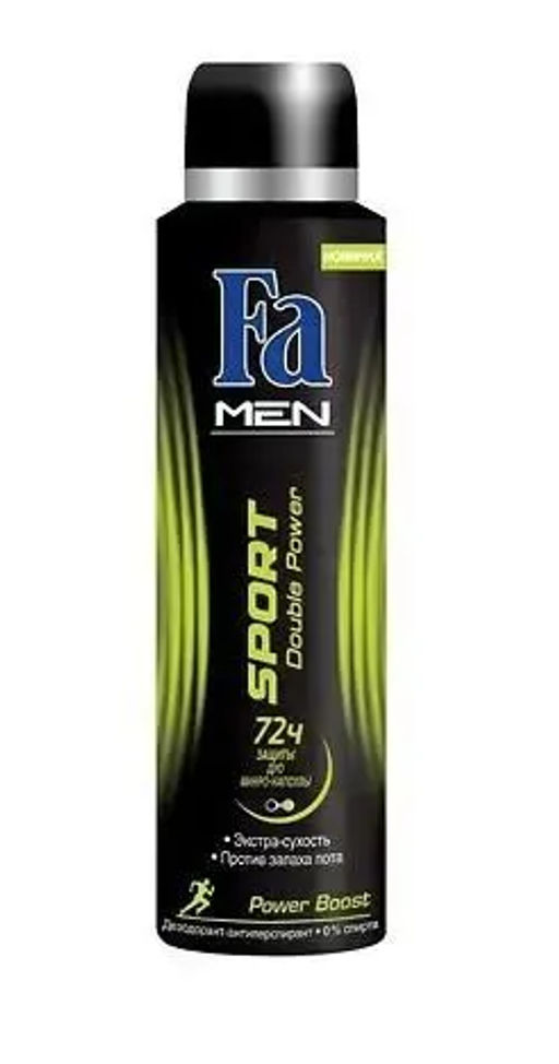 ФА део-спрей Муж 150мл Sport Двойное действие Взрыв свежести