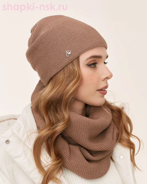 LL 36 PL 36 Комплект женский (колпак+снуд) (56-58)