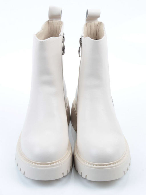 04-PAT17-2Z MILK Ботинки зимние женские (натуральная кожа, 100% шерсть)