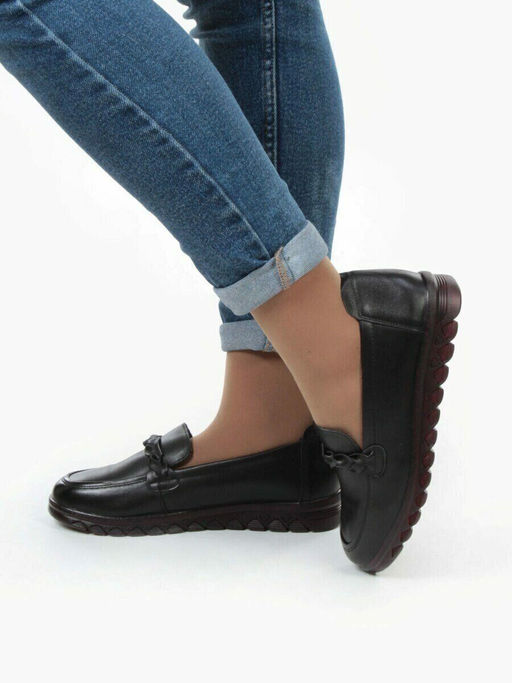 06-5913 BLACK Туфли (натуральная кожа) - Фабричный китай фото 3