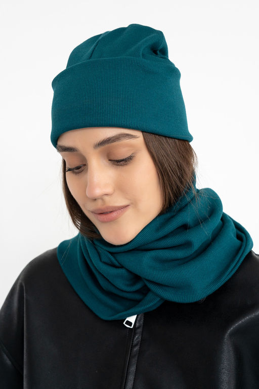 Комплект шапка+снуд