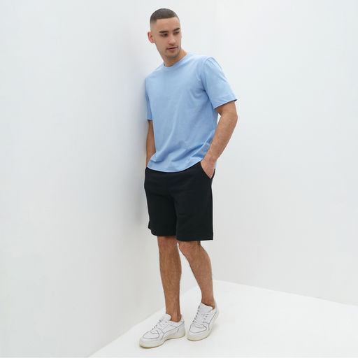 Футболка мужская MINAKU: Basic line MAN голубая, размер 44