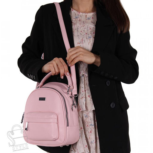 Рюкзак женский 69152 pink Velina Fabbiano-Safenta/20 в Новосибирске