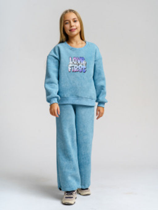 983Д Костюм детский "Голубой/винтаж"