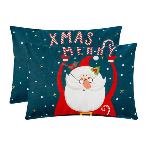 Комплект наволочек «Этель» Merry Xmas, 50×70 см, 2 шт., бязь, хлопок 100%