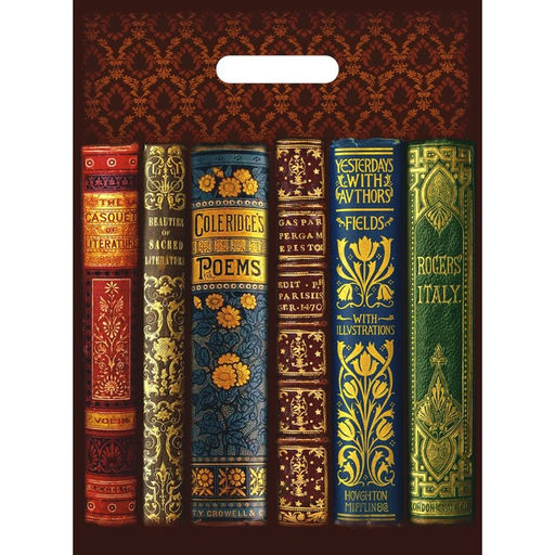 Цена за 50 шт. Пакет «Книги» полиэтиленовый с вырубной ручкой, 50 мкм, 30×40 см