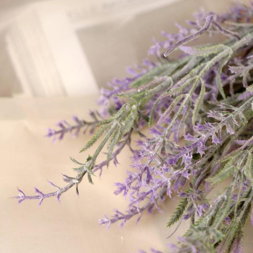 Цена за 2 шт. Букет искусственный «Тысячелистник», h=35 см, фиолетовый