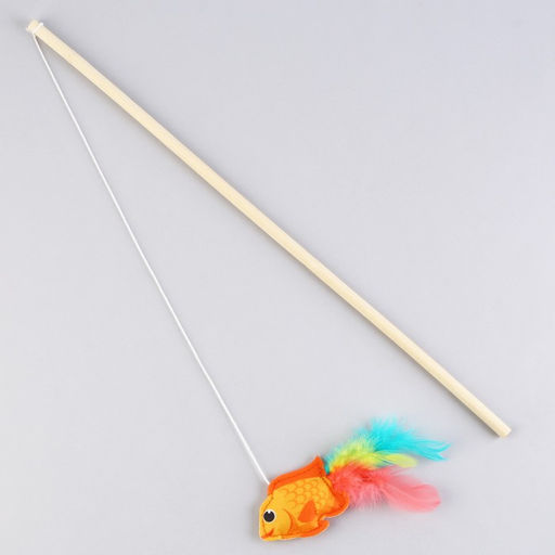 Дразнилка из фетра Рыбка, 6,4х4,8 см - Пушистое счастье фото 2