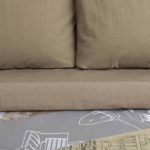 Постельное бельё Этель Механика, евро, 200 217 см, 240*220 см, 70 70 см (2 шт.), хлопок 100 %, бязь 125 г/м  фото 2