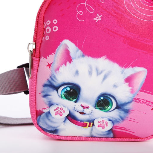 Сумка детская через плечо Весёлый котик - NAZAMOK KIDS фото 3