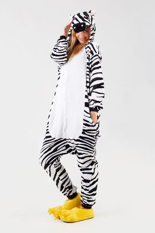 Пижама кигуруми Зебра