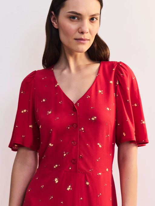 Платье миди с треугольным вырезом ZR2605012914-209 / Zarina  фото 3