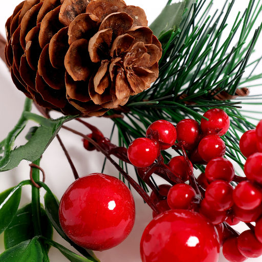 Ветка декоративная новогодняя, 20×10×5 см