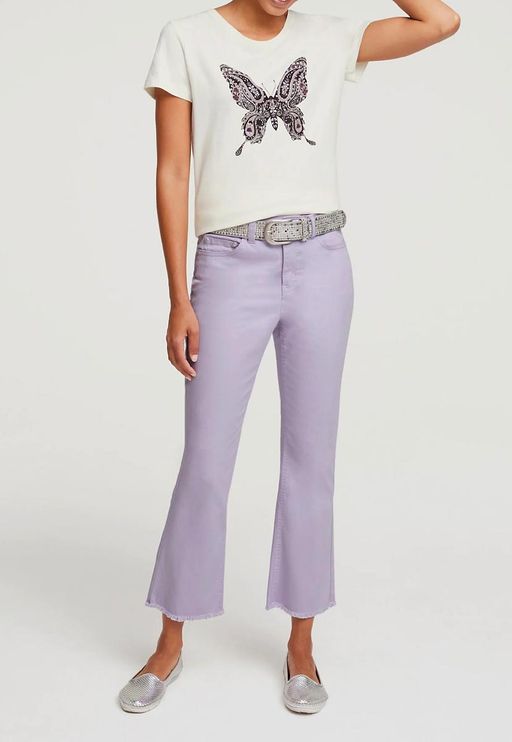 Джинсы, сиреневые - Linea tesini фото 3