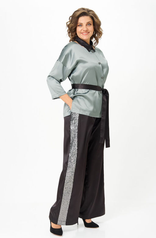 Костюм ANDINA CITY 9092-25 черный/серый