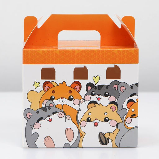 Цена за 10 шт. Домик-переноска для птиц и грызунов Хомячки - Пушистое счастье фото 5