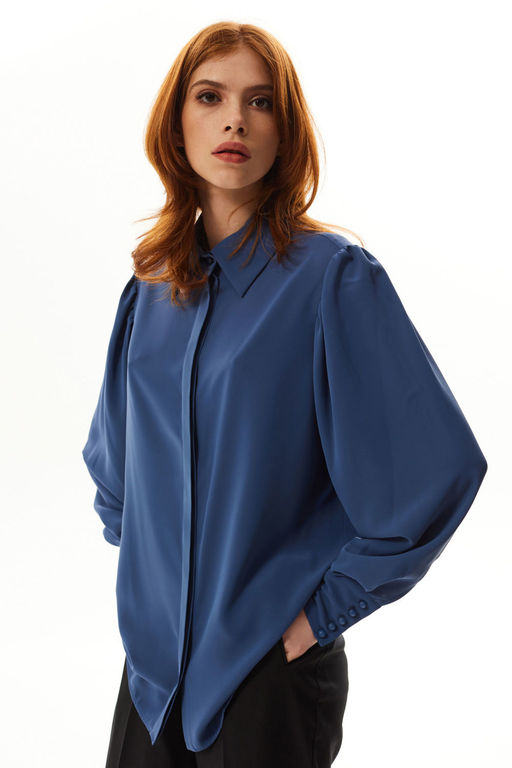 Блуза Golden Valley 2315-Р синий  фото 3