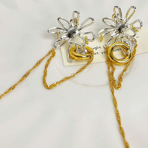 Серьги длинные на гвоздиках арт. 13 3869 (id 277340) - Rada фото 2