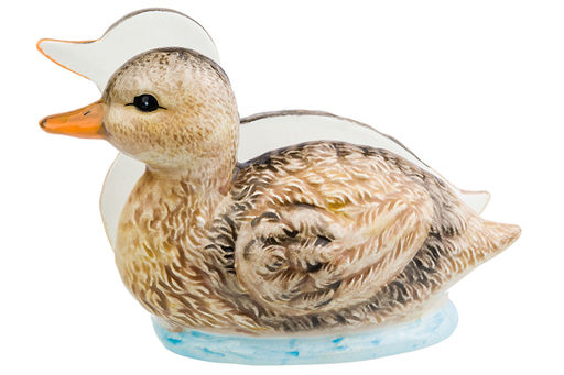 Салфетница с вазочкой под зубочистки 15*12*10 см "Уточка"