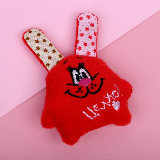 Мягкая игрушка-магнит Целую!, зайчик - Milo toys фото 2