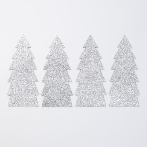 Набор конвертов для столовых предметов Елка, 4 шт, 11х25 см, 100% п/э, фетр - Доляна фото 2