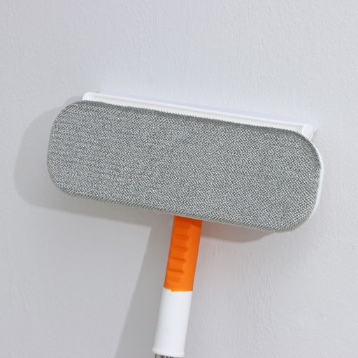 Щётка для окон Raccoon, телескопическая нержавеющая ручка 77(123) см, силиконовый сгон 22 см, велюровая насадка 227 см, цвет МИКС - Simaland фото 8