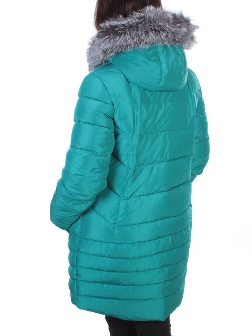 15-298 GREEN Пальто зимнее женское (200 гр. холлофайбера) - Fashion фото 5