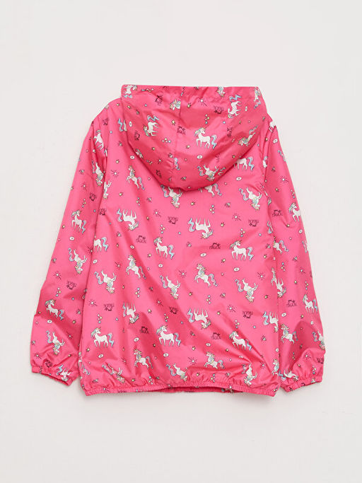 Kap??onlu Bask?l? K?z ?ocuk Mont - Waikiki фото 2