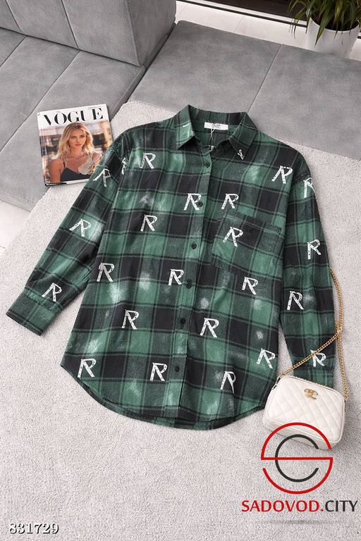 Рубашка женская с принтом