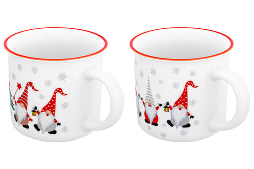 Набор 2 кружек 400 мл 13*9,5*8,8 см Веселые гномики NEW BONE CHINA - Elan gallery фото 6